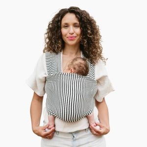 Solly baby wrap grey stripe